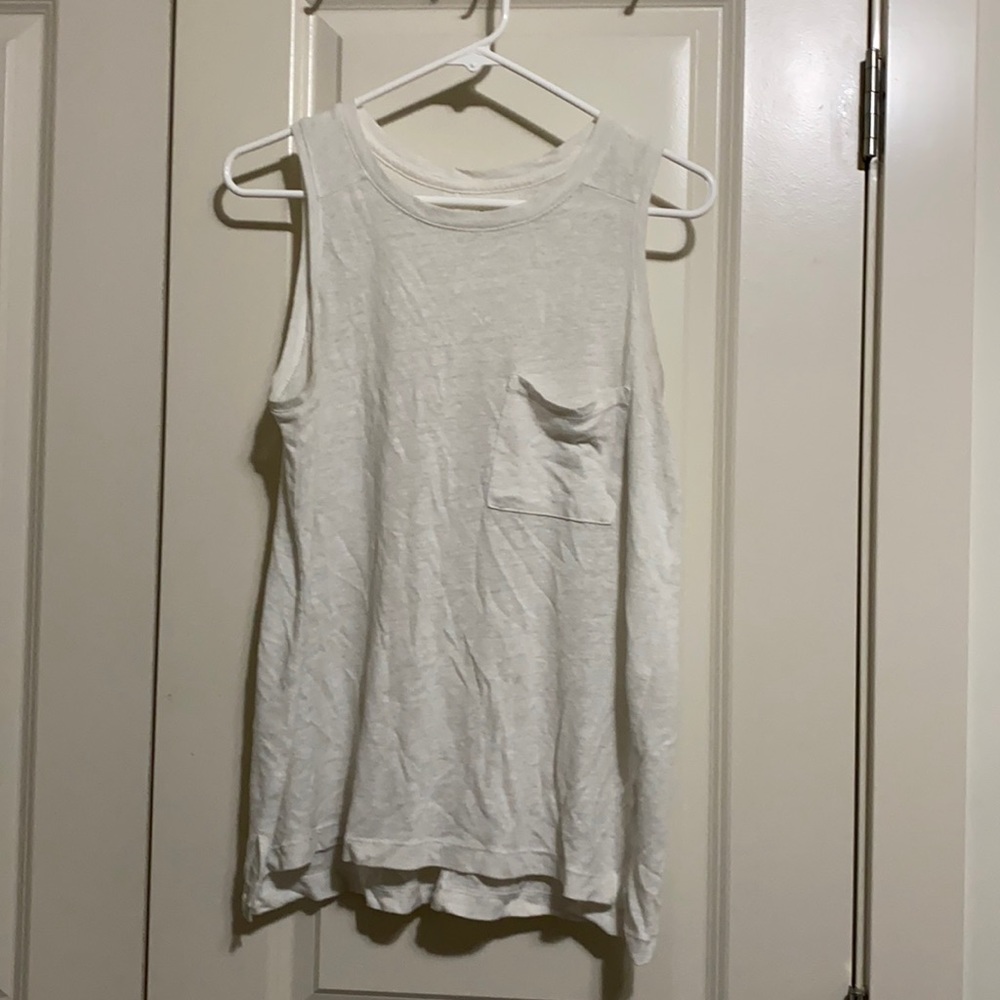 Old Navy Long Tank white size M